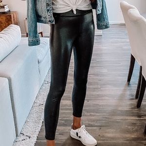 NWT Abercrombie vegan leather leggings